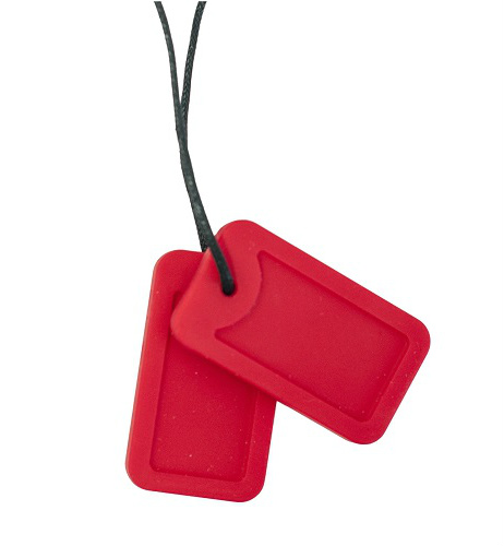 Afbeelding Chewigem Dog Tags Rood