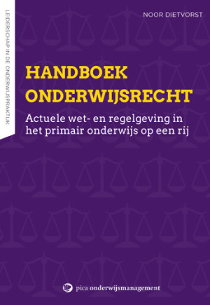 Omslag Handboek onderwijsrecht
