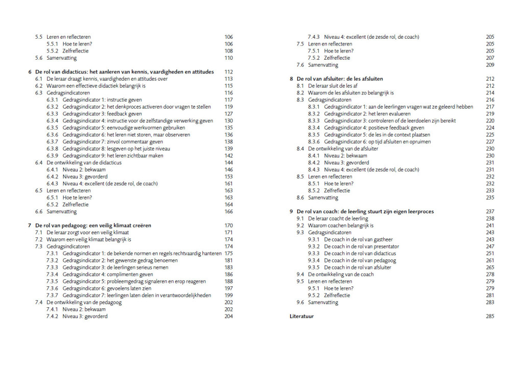 De zes rollen van de leraar - Uitgeverij Pica