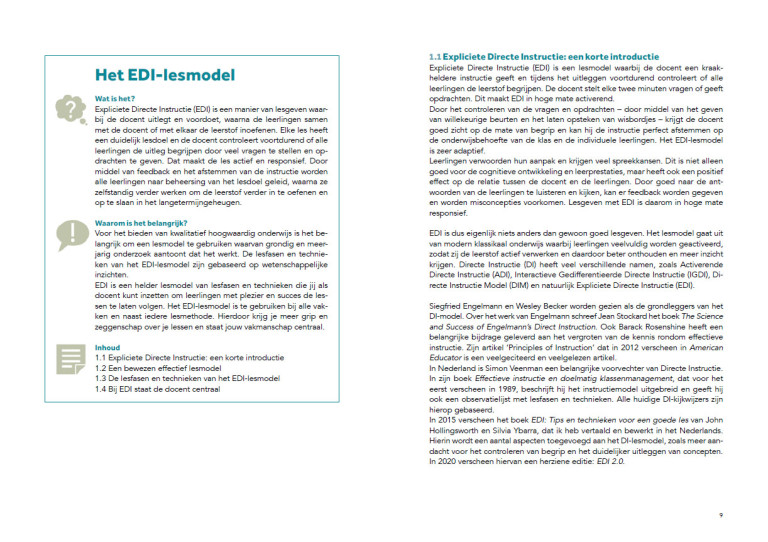 Expliciete Directe Instructie in het voortgezet onderwijs - Uitgeverij Pica