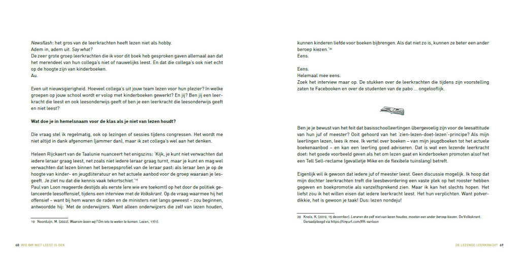 Wie niet leest is gek - Uitgeverij Pica